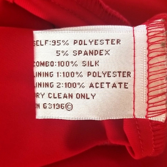 Suzi Chin for Maggy boutique red cocktail dress - Picture 8 of 8